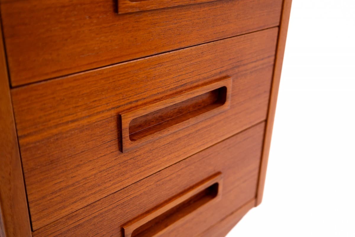 Desk, brown teak, Denmark, 1960s - 67320