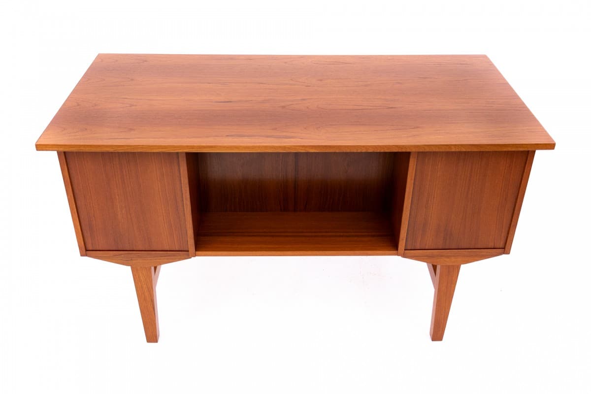 Desk, brown teak, Denmark, 1960s - 67322