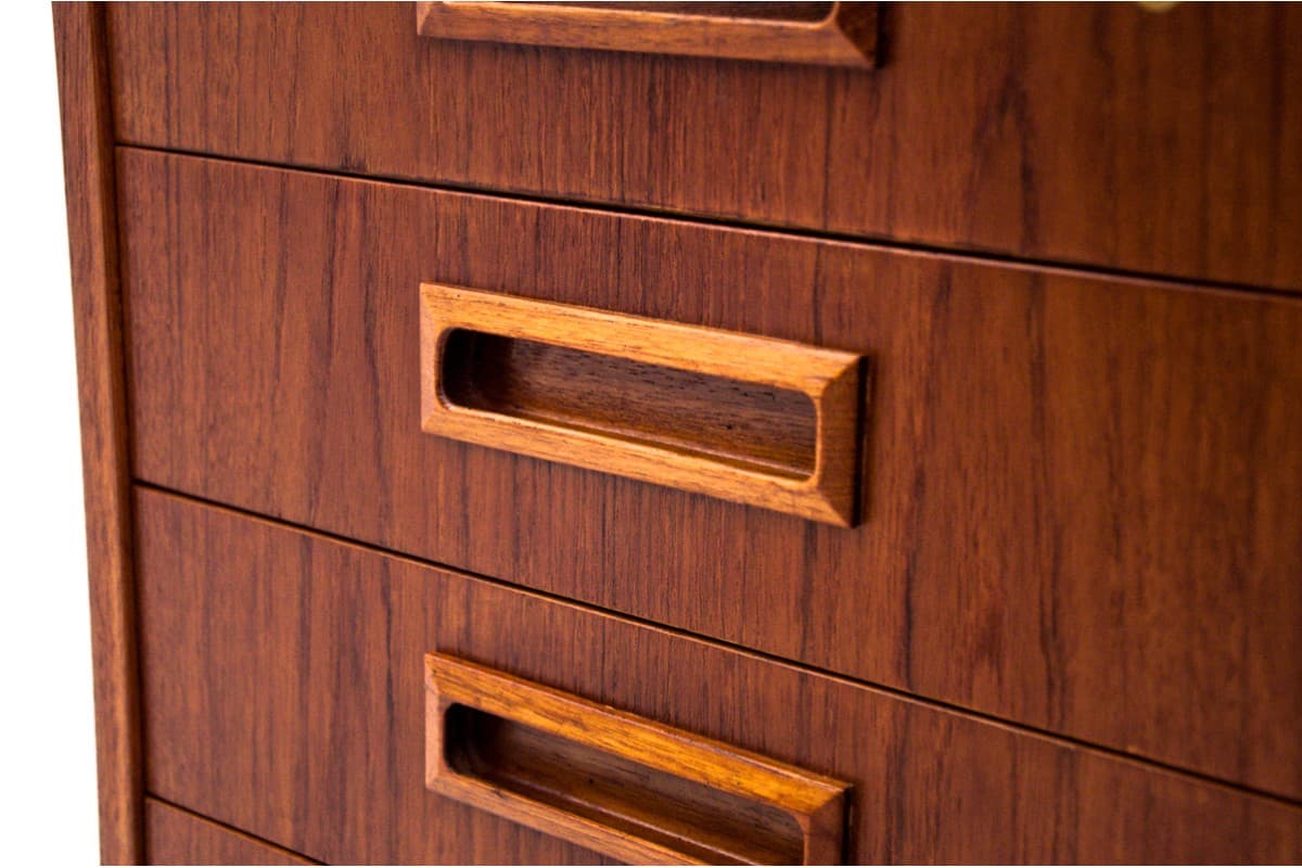 Desk, brown teak, Denmark, 1960s - 67277