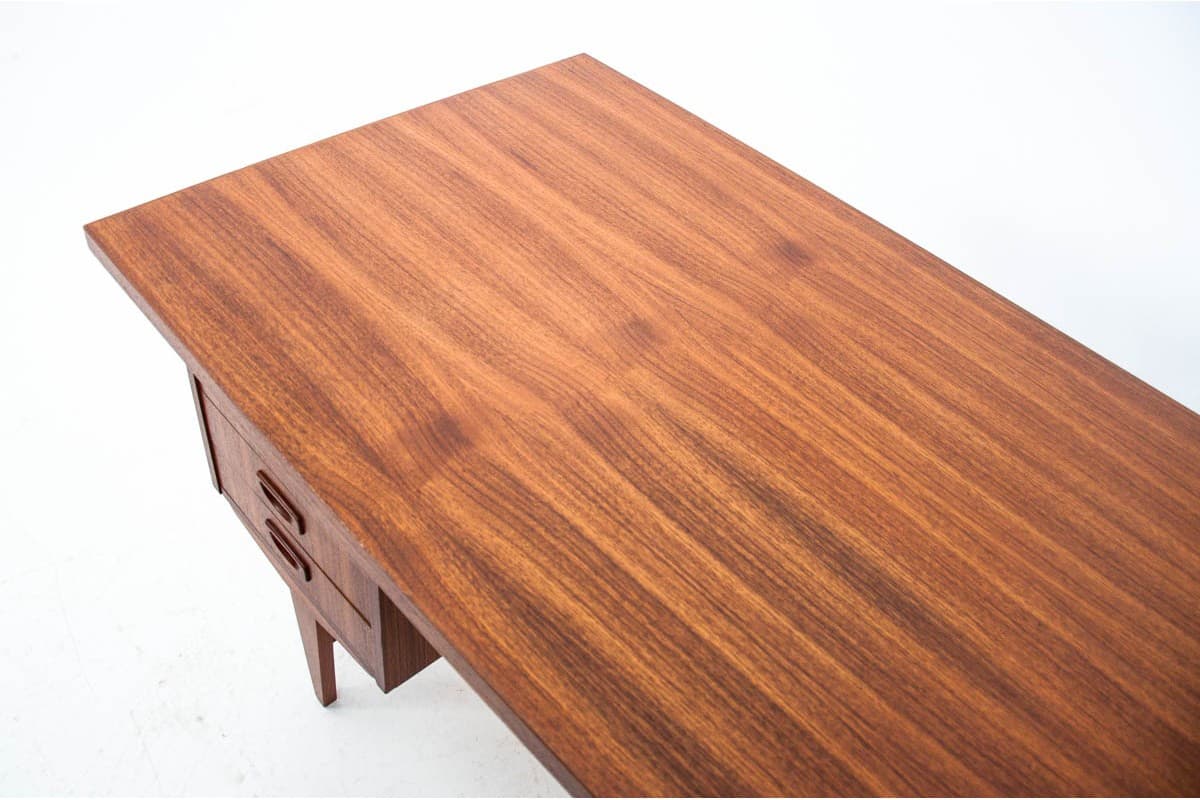 Desk, teak, dark brown, Denmark, 1960s - 67259
