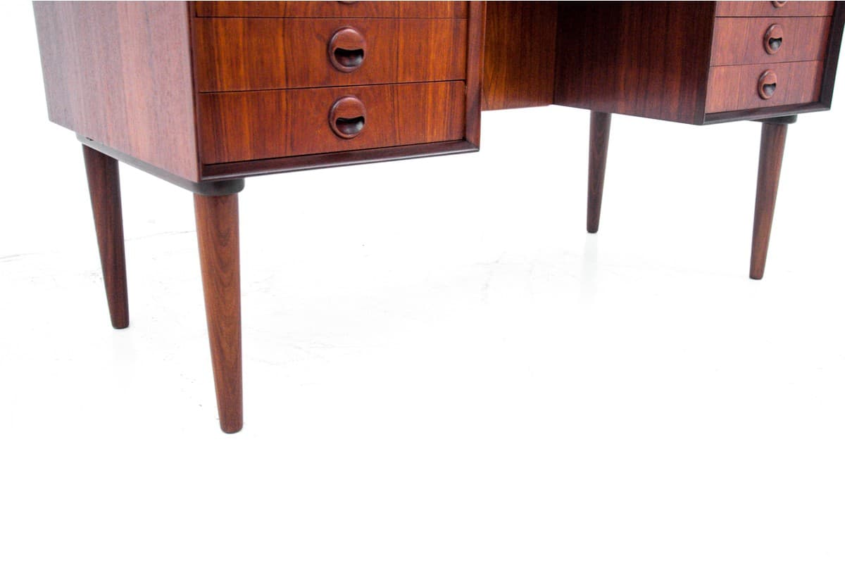 Desk, brown teak, Denmark, 1960s. - 67252