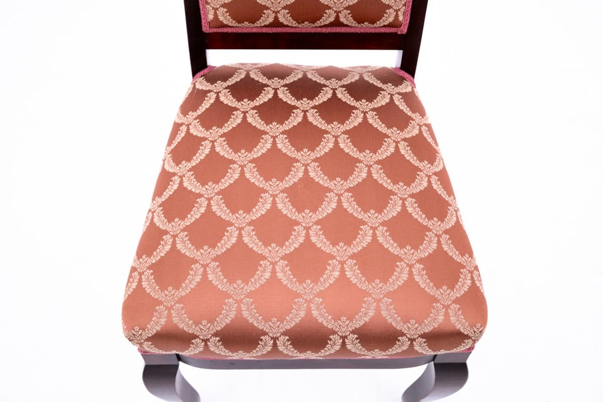 Komplet trzech krzeseł, Biedermeier, drewno ciemny brąz, Europa Północna, początek XX w. - 67200