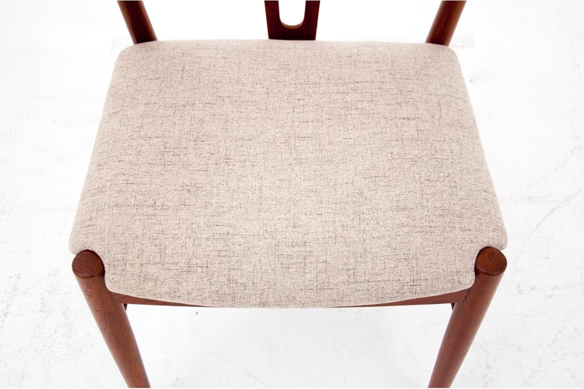 Tekowe krzesła, skandynawski design, Dania, lata 60. - 46297