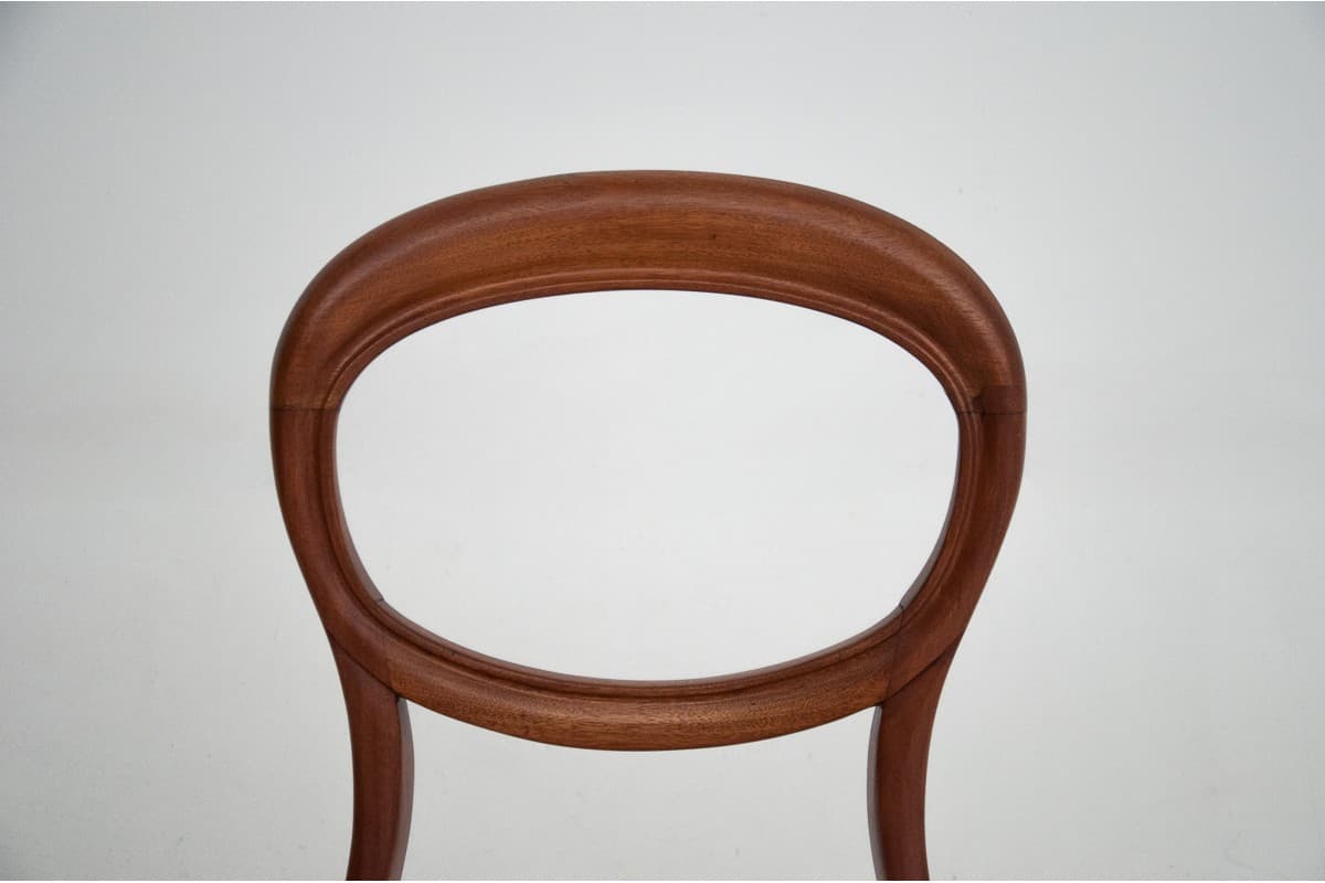 Krzesło eklektyczne, drewno brązowy, Polska, XIX wiek - 67179