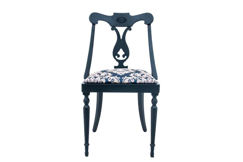 Krzesło Biedermeier, drewno czarne, Europa Północna, XIX wiek