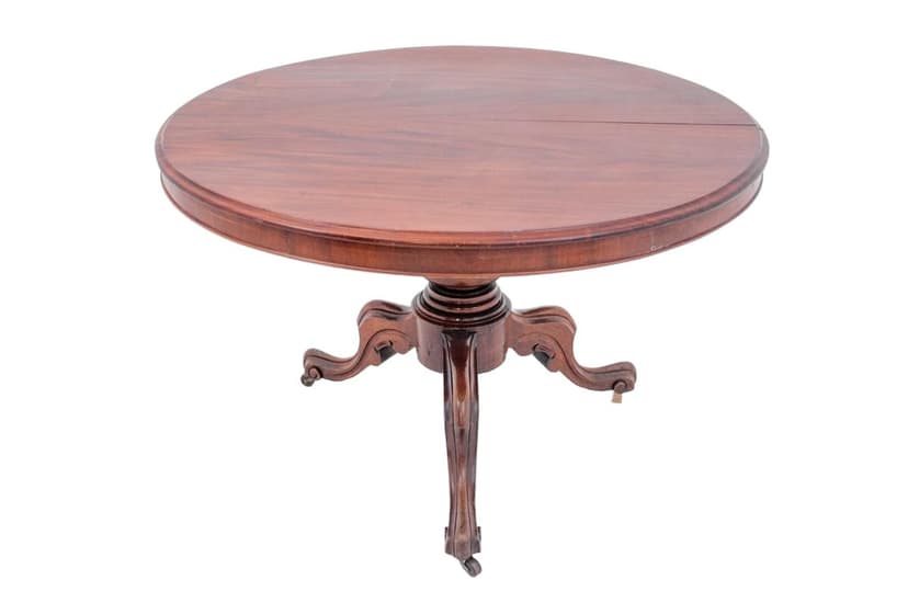 Round Table, Mahogany, Western Europe, 19th c.