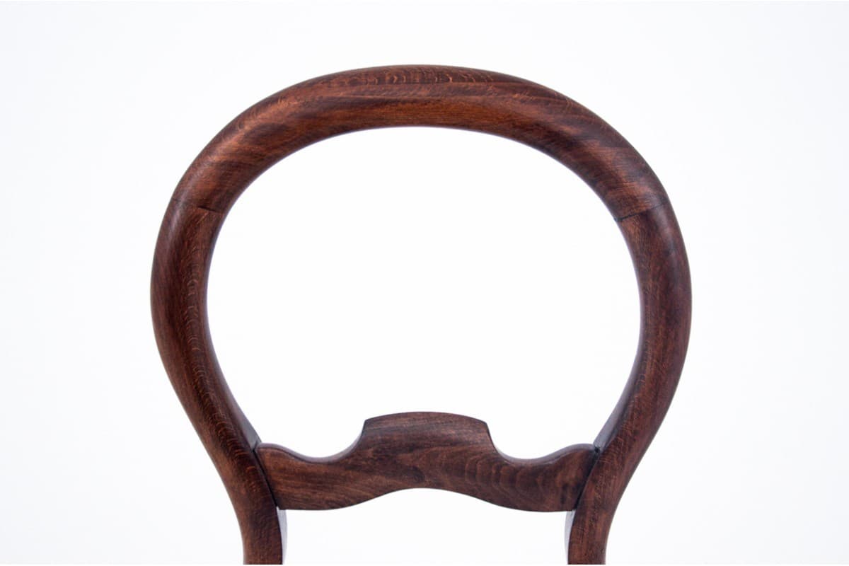 Dining Set, Biedermeier, dark brown walnut, Northern Europe, 19th c. - 67095