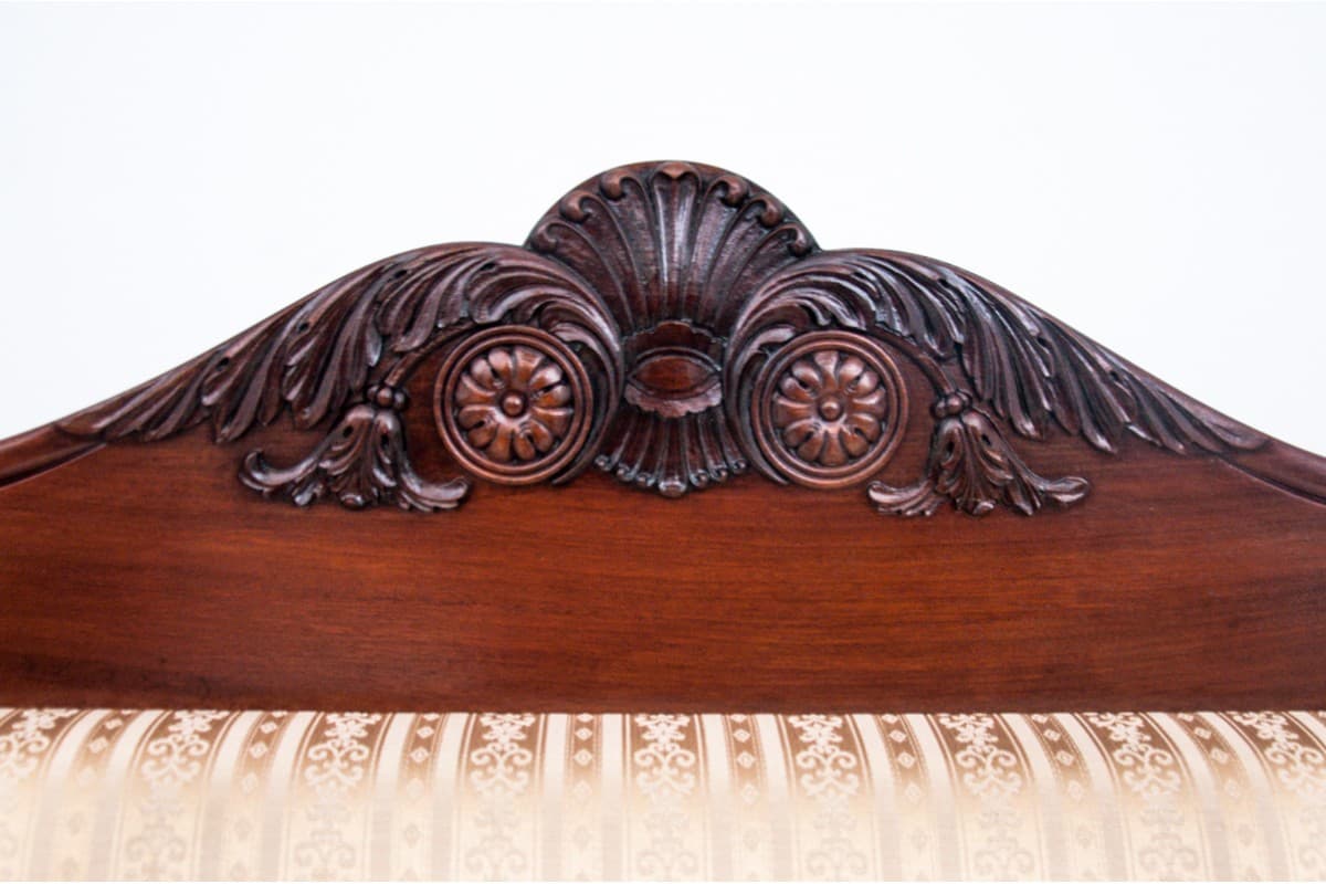 Sofa Secesja, mahoń brązowy, Europa Północna, początek XX w. - 72970