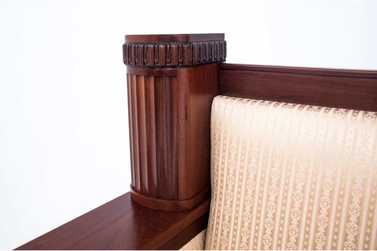 Sofa Secesja, mahoń brązowy, Europa Północna, początek XX w. - 72972