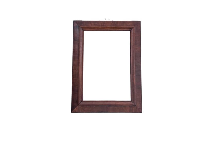 Mirror, dark brown mahogany, Northern Europe, 1930s