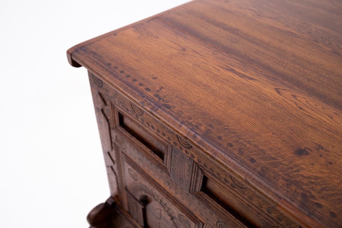 Baroque Chest, Dark Oak, 18th c. - 75795