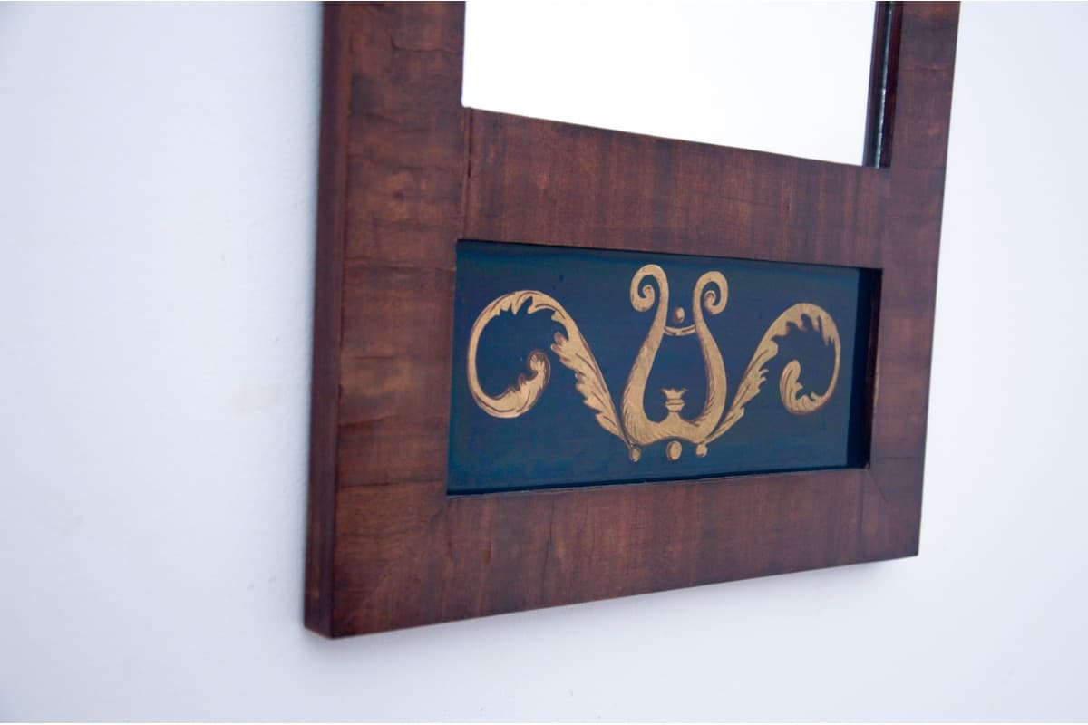 Lustro empire, mahoń, Europa Północna, XIX wiek - 75896