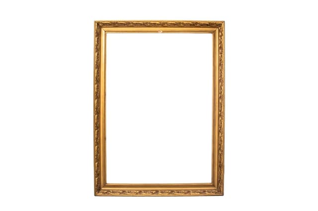 Wall Mirror Empire, golden wood frame, Europe, early 20th c. - DIMENSION