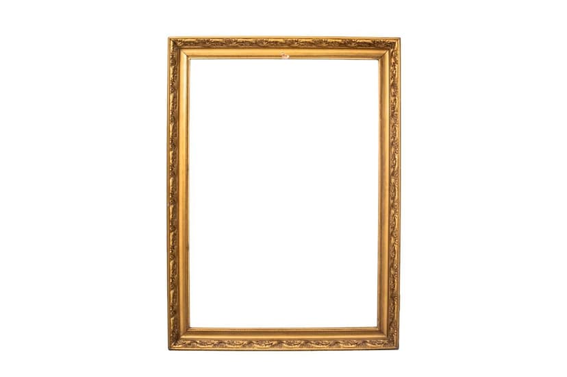 Wall Mirror Empire, golden wood frame, Europe, early 20th c.