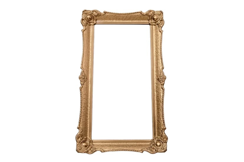 Mirror, Rococo Revival, golden, wood, Western Europe, 19th c.