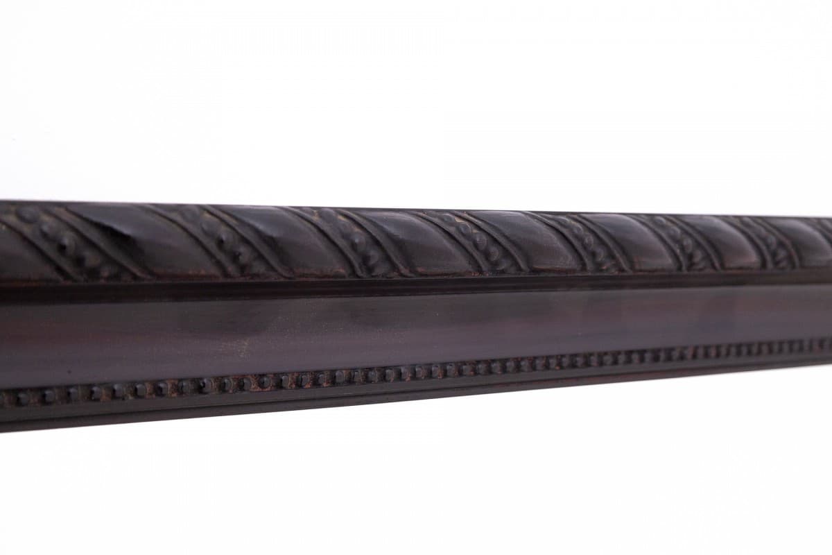 Wall Mirror, Art Nouveau, dark brown wood, Western Europe, early 20th c. - 76583