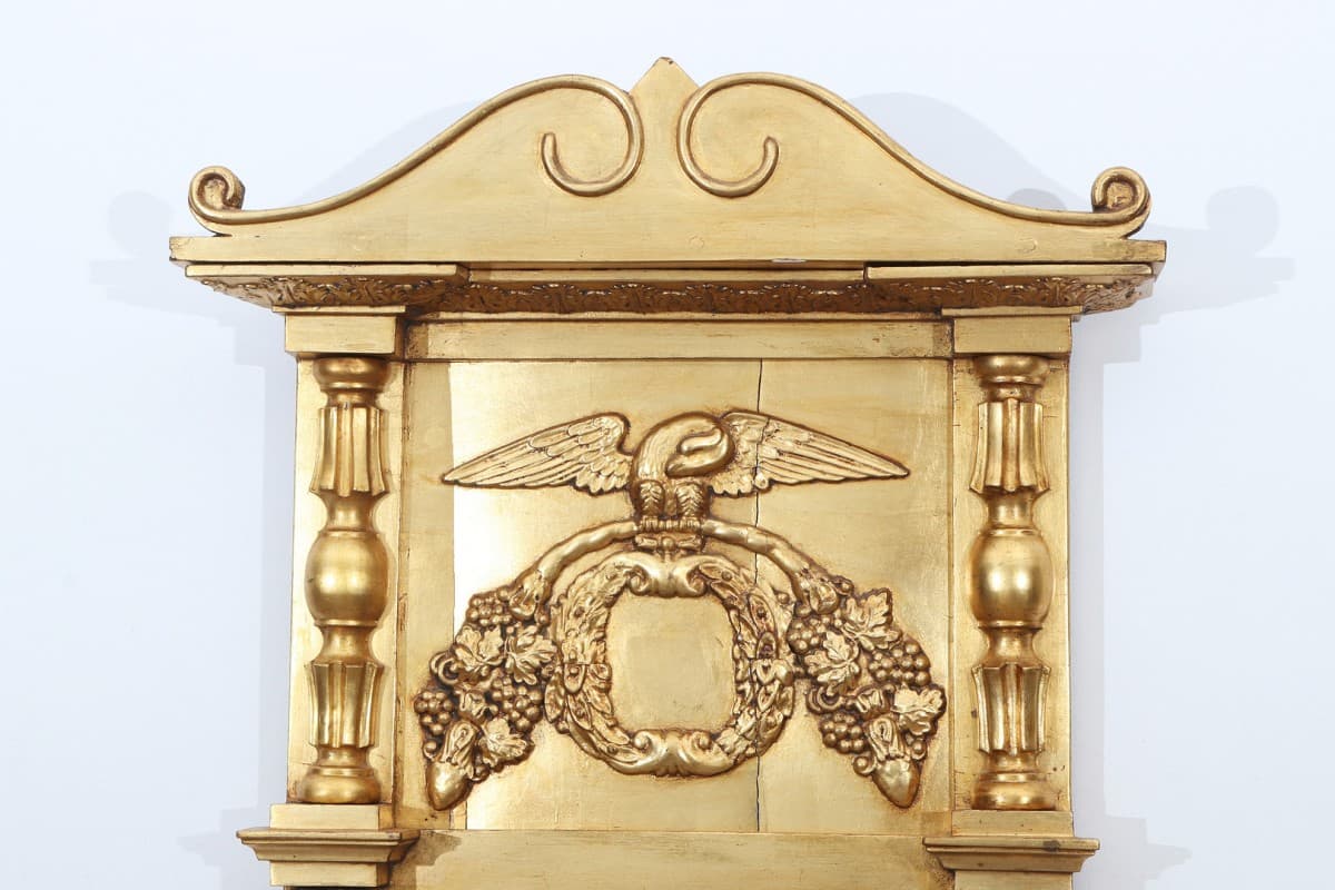 Empire Mirror, gilded metal, attributed to P. G. Bylander, 19th century - 76589