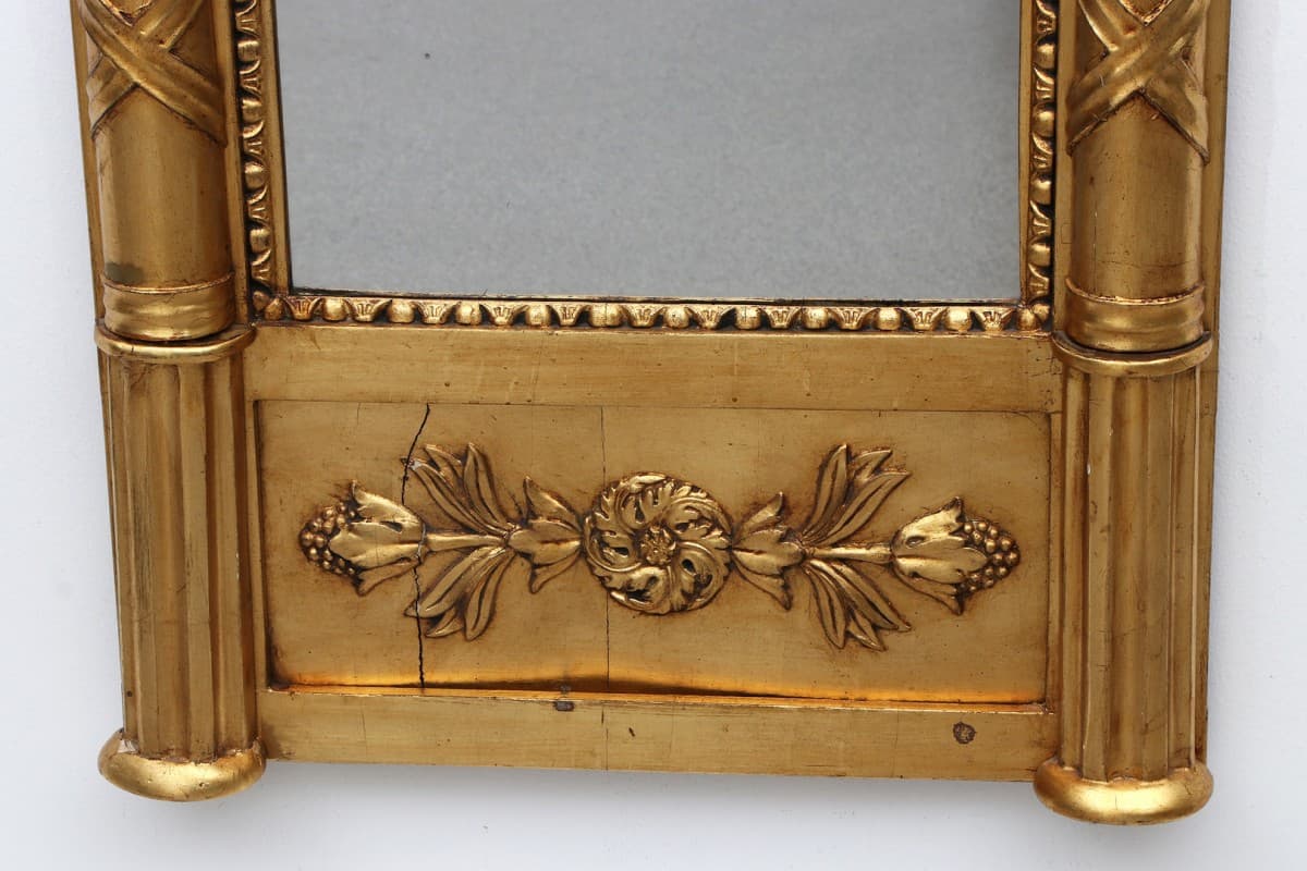 Empire Mirror, gilded metal, attributed to P. G. Bylander, 19th century - 76590
