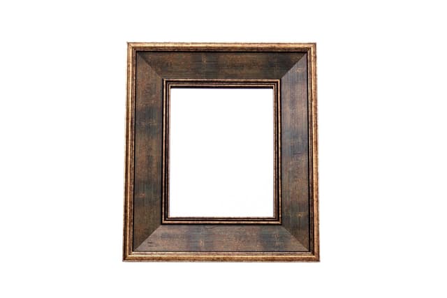 Mirror, gilded frame, golden wood, Europe, early 20th c. - DIMENSION