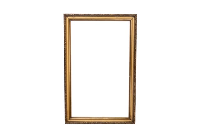 Rectangular mirror, golden, wood, Western Europe, 1920s - DIMENSION