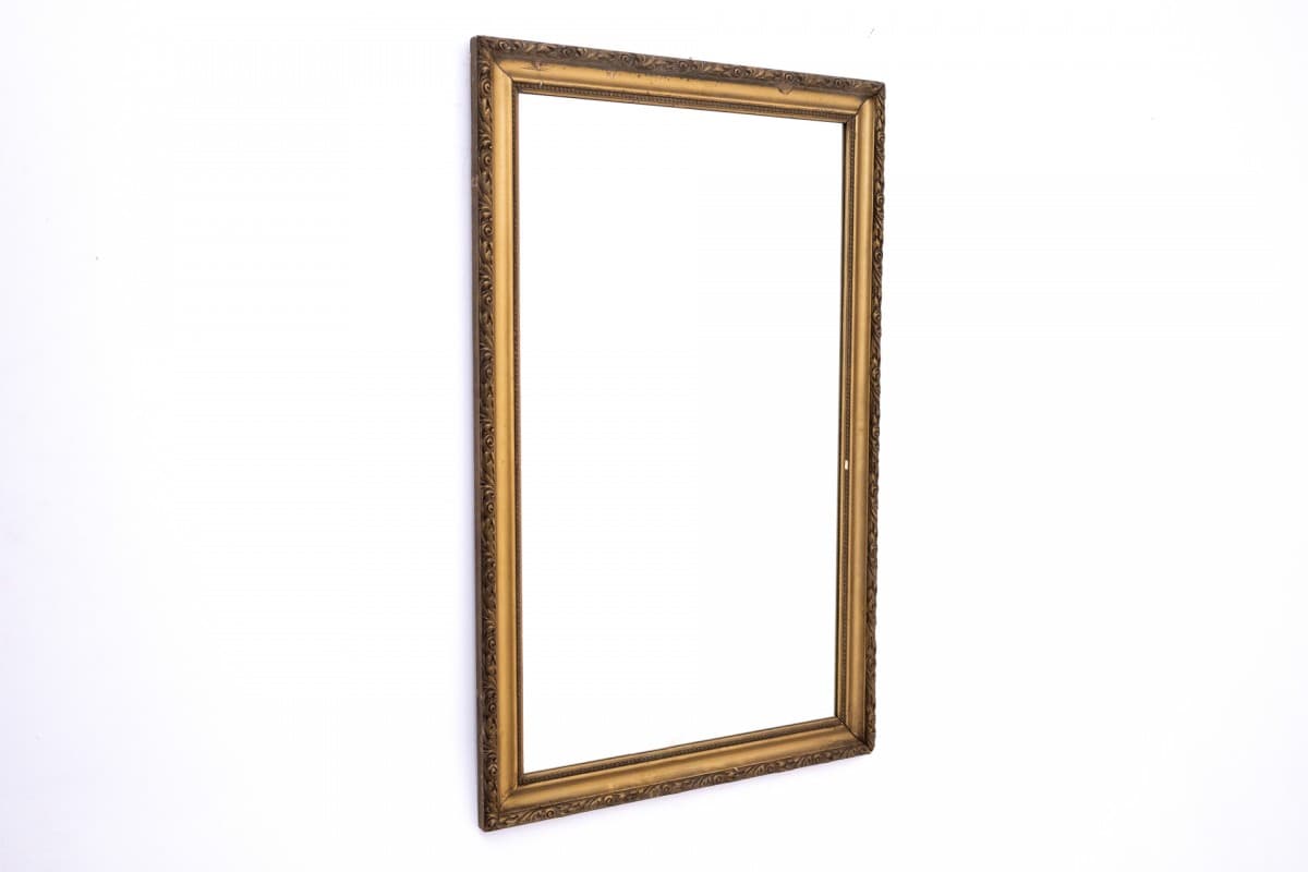 Rectangular mirror, golden, wood, Western Europe, 1920s - 76613