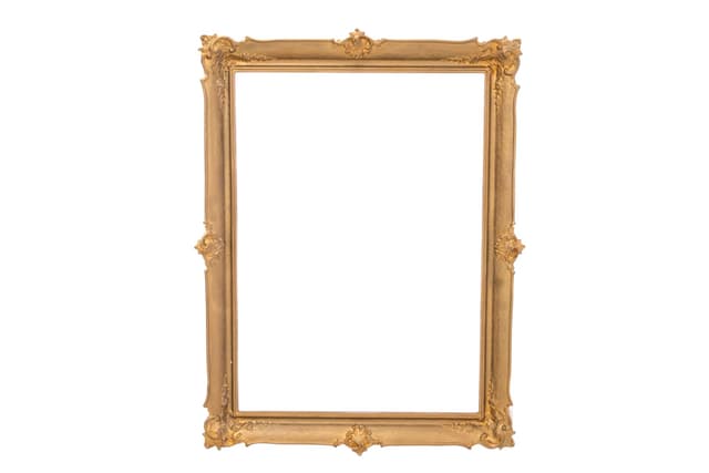 Wall Mirror Rococo, golden wood, France, 19th c. - DIMENSION