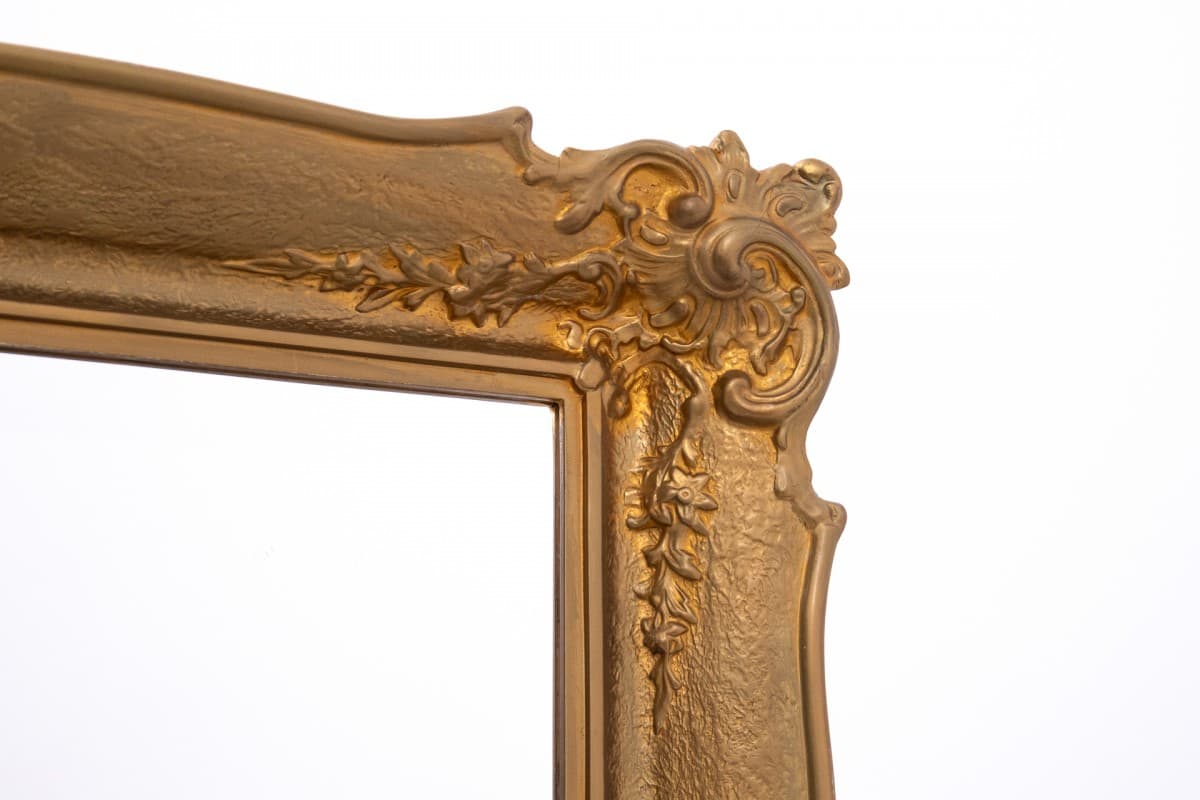 Wall Mirror Rococo, golden wood, France, 19th c. - 76617