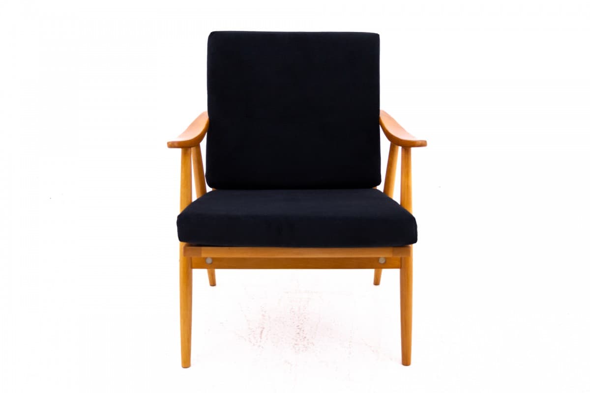 Black Wooden Armchairs, Czechoslovakia, by TON, 1960s - 46861