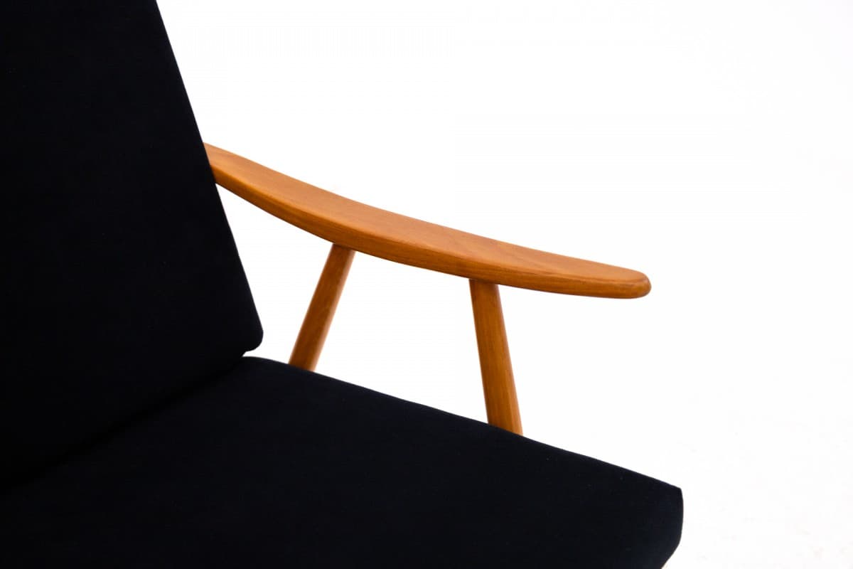 Black Wooden Armchairs, Czechoslovakia, by TON, 1960s - 46864