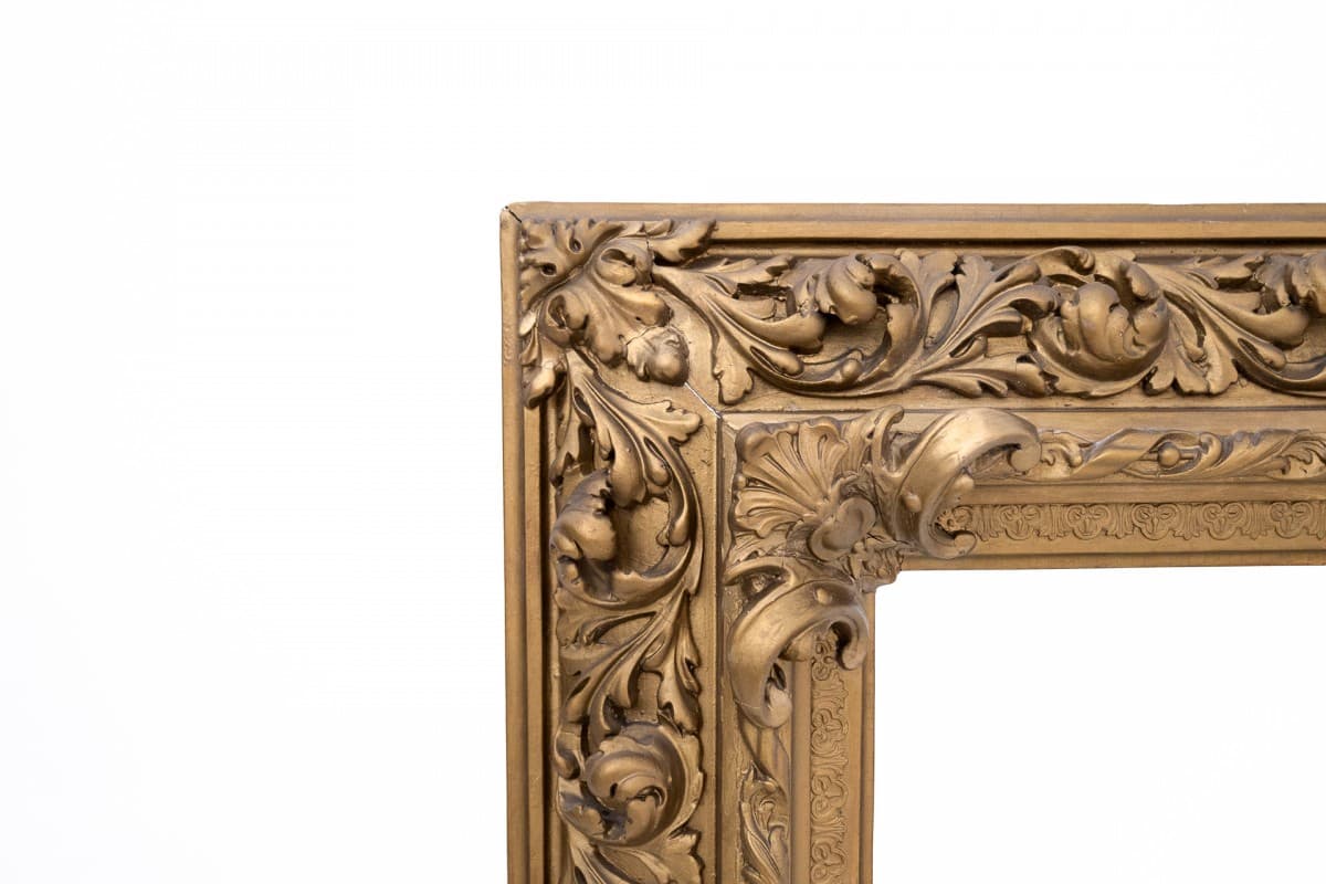 Wall Mirror, Rococo, golden wood, France, 19th c. - 76650