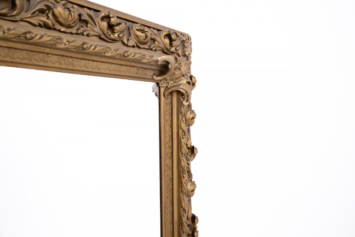Wall Mirror, Rococo, golden wood, France, 19th c. - 76651