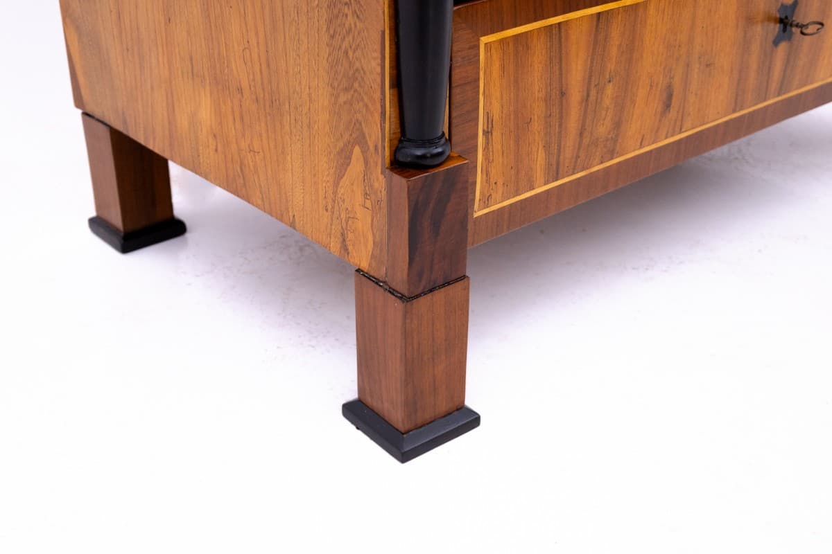 Komoda Biedermeier, drewno jasnobrązowe, Europa Północna, XIX wiek - 76803