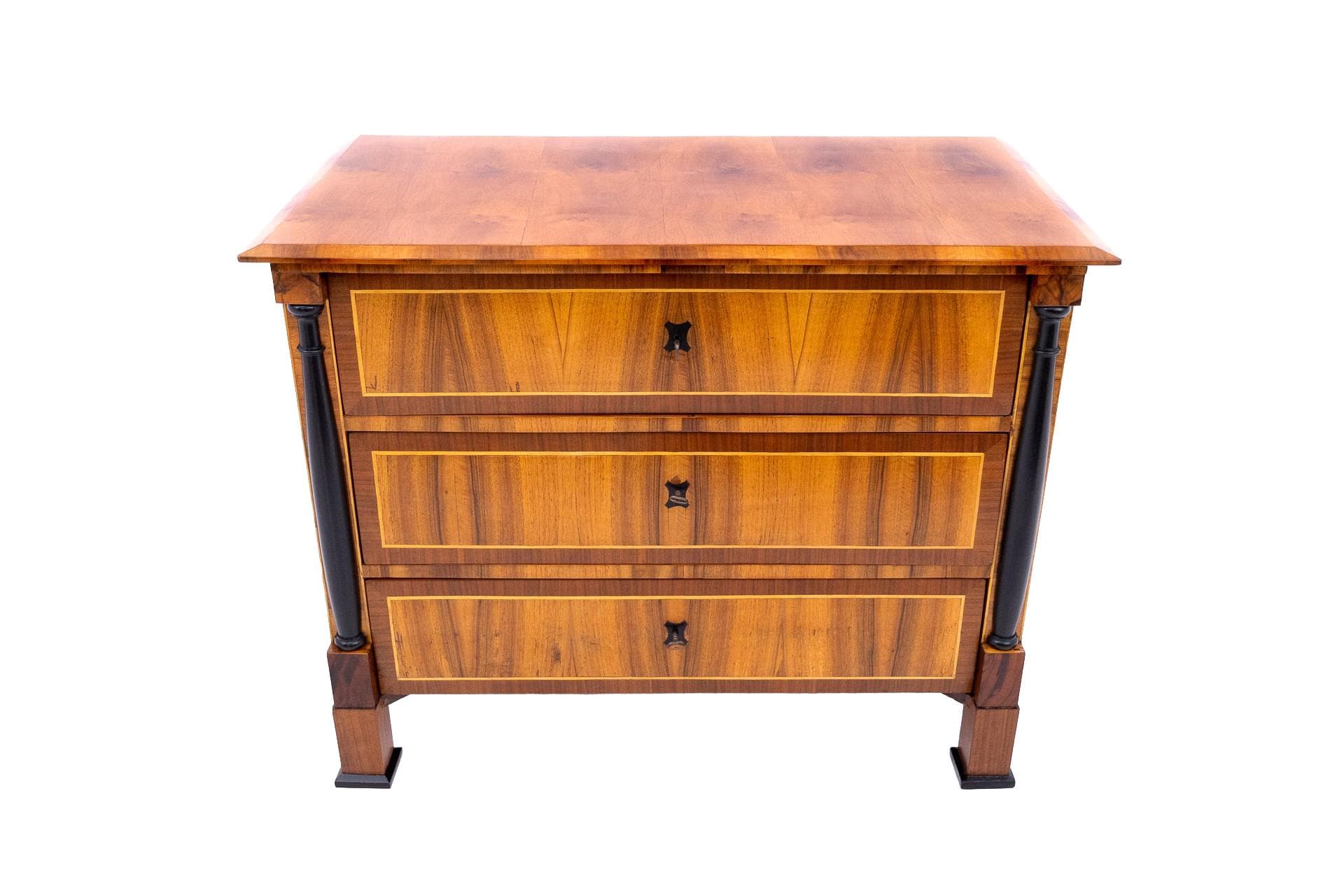 Komoda Biedermeier, drewno jasnobrązowe, Europa Północna, XIX wiek