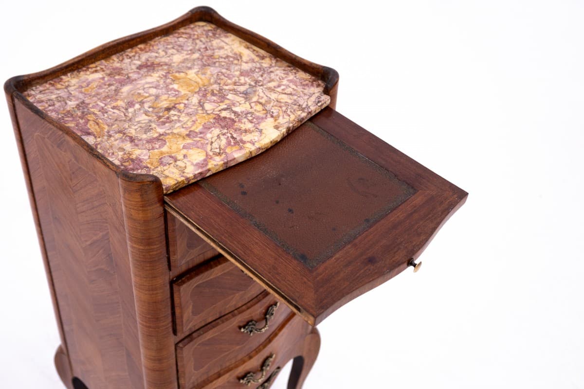 Komoda, Art déco, brązowy, orzech, Francja, lata 30. - 76827