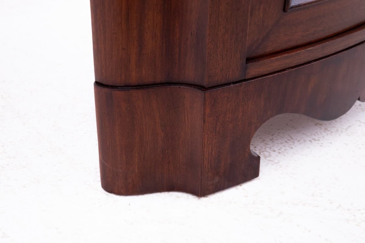 Komoda rogowa, mahoń brąz ciemny, Norwegia, XIX wiek - 76913