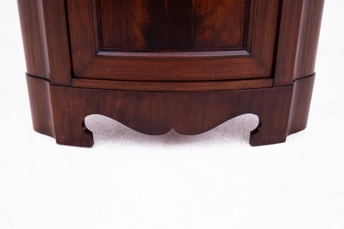 Komoda rogowa, mahoń brąz ciemny, Norwegia, XIX wiek - 76912