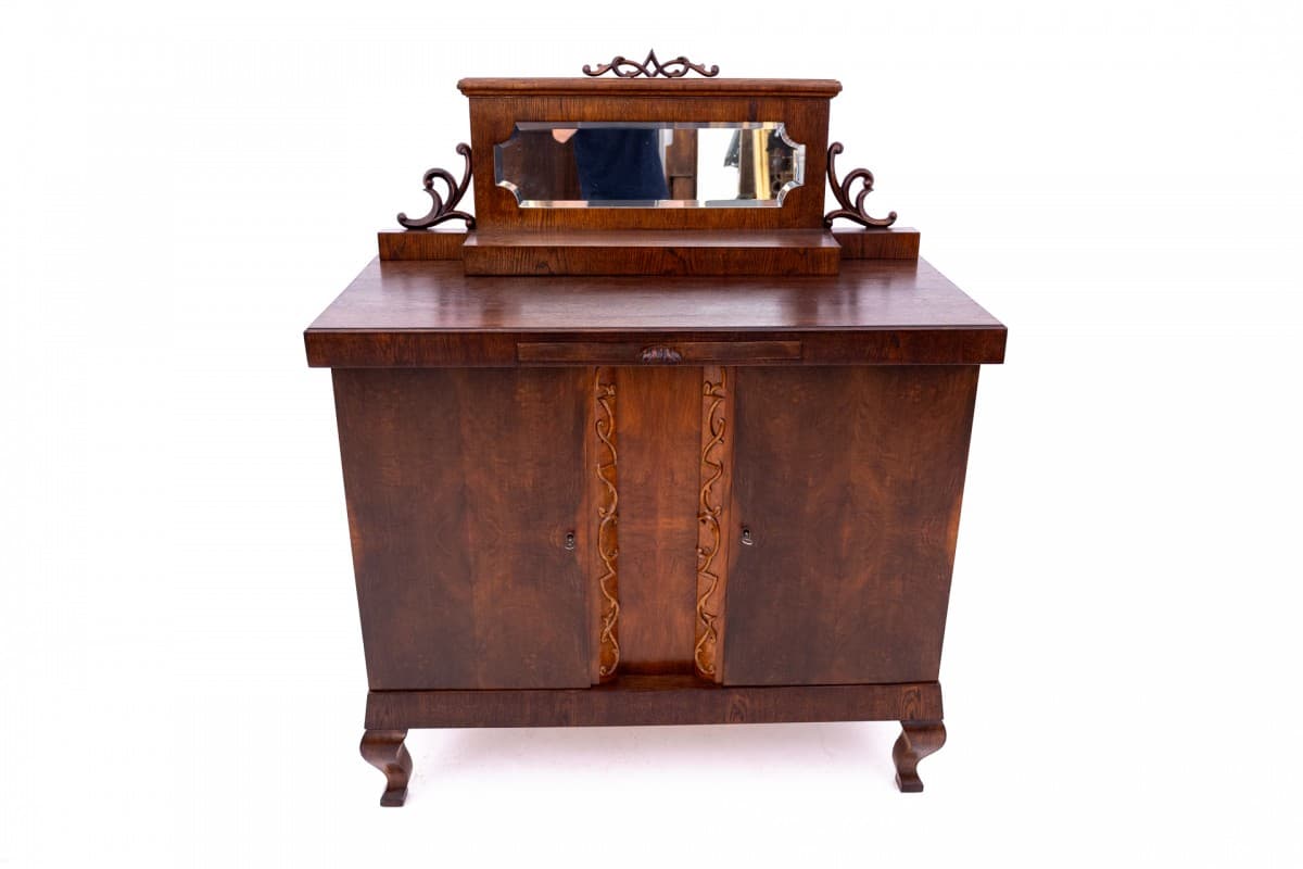 Komoda secesyjna, brąz, drewno, Niemcy, początek XX wieku - 76915