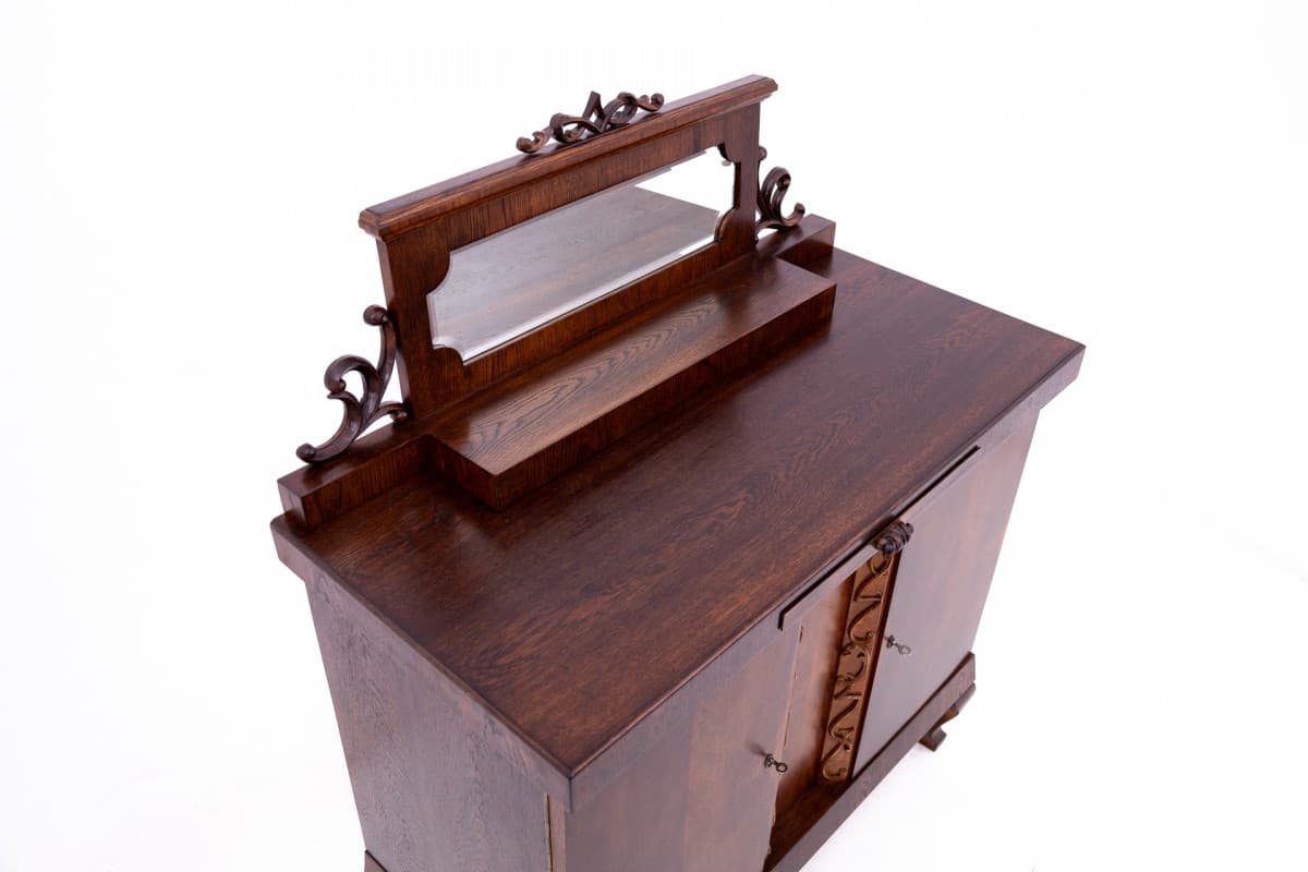 Komoda secesyjna, brąz, drewno, Niemcy, początek XX wieku - 76918