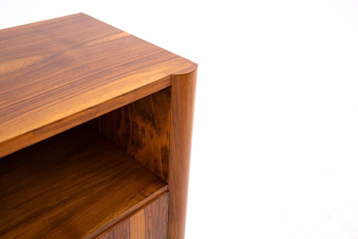 Komoda Art Deco, drewno brązowy, Polska, lata 50. - 77073