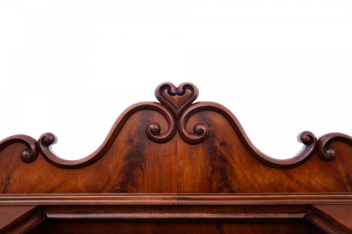 Komoda, Biedermeier, mahoń ciemnobrązowy, Europa Północna, XIX wiek - 77587