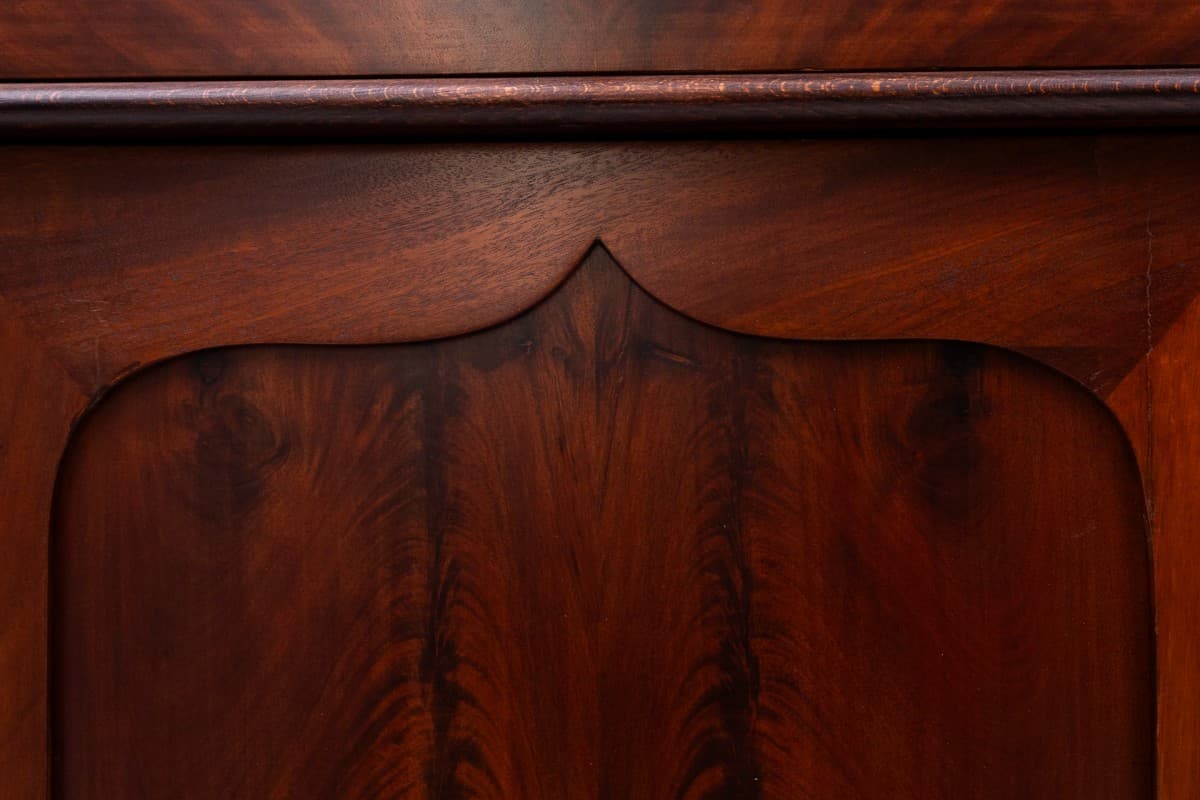 Komoda, Biedermeier, mahoń ciemnobrązowy, Europa Północna, XIX wiek - 77591