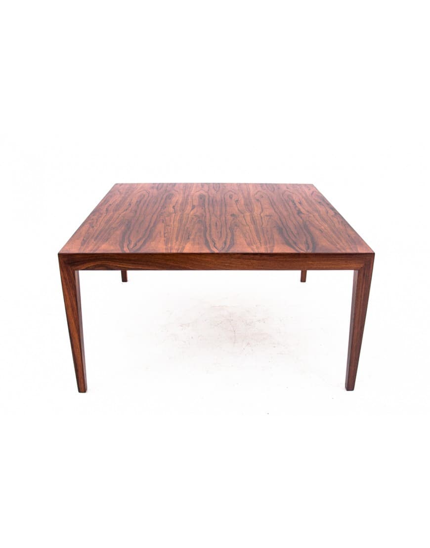 Coffee table, brown rosewood, Denmark, 1960s. - 77617