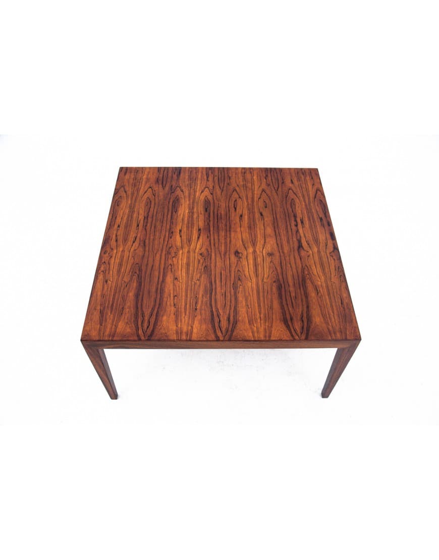 Coffee table, brown rosewood, Denmark, 1960s. - 77619