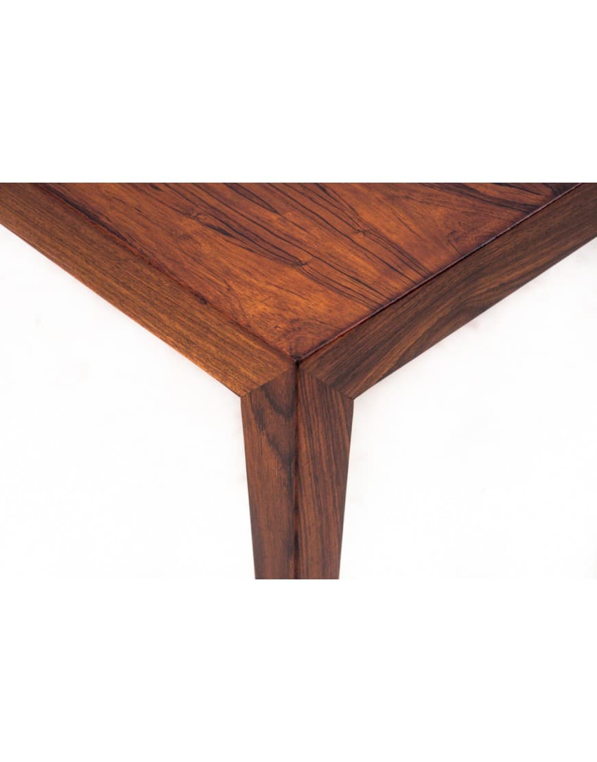 Coffee table, brown rosewood, Denmark, 1960s. - 77621