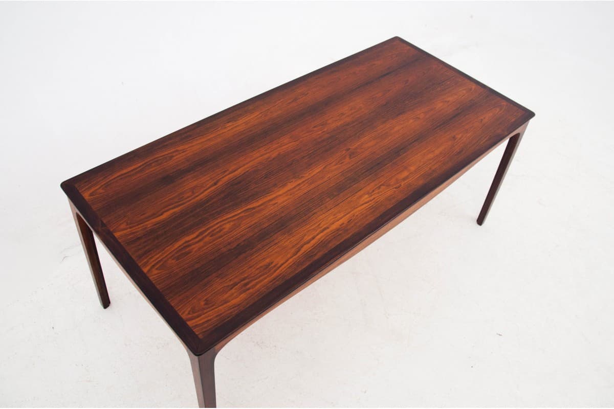 Coffee table, brown rosewood, Denmark, 1960s. - 77626