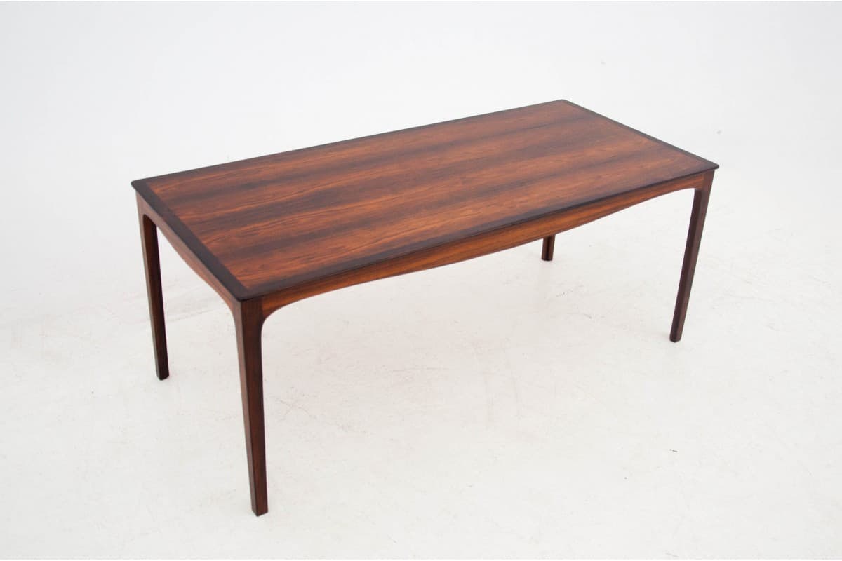 Coffee table, brown rosewood, Denmark, 1960s. - 77624