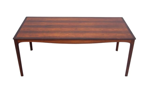 Coffee table, brown rosewood, Denmark, 1960s. - DIMENSION