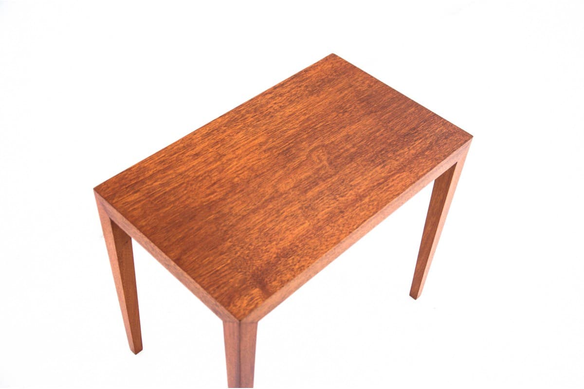Coffee table, brown teak, Denmark, 1960s. - 77634