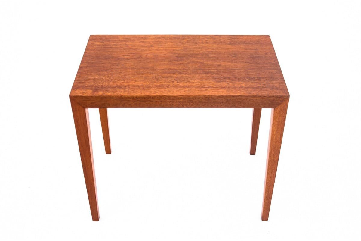 Coffee table, brown teak, Denmark, 1960s. - 77631