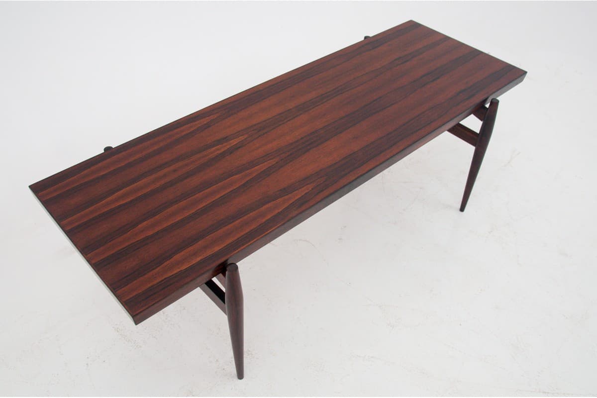 Coffee table, brown rosewood, Denmark, 1960s. - 77640
